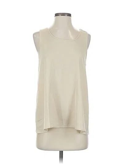 Pre-owned Fabletics Sleeveless T-shirt In White