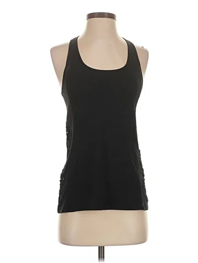 Pre-owned Fabletics Sleeveless Top Black Halter Neckline Tops