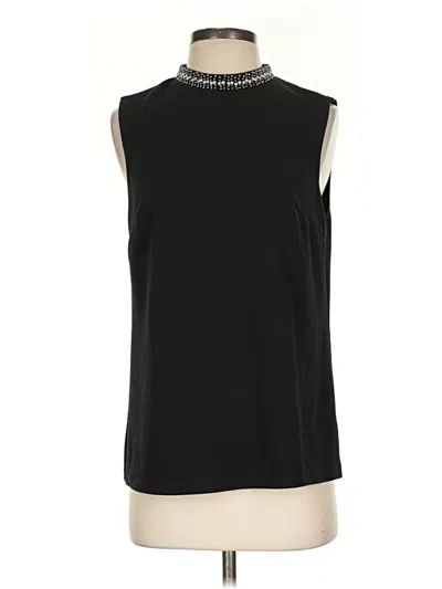 Pre-owned Fabletics Sleeveless Top Black Halter Neckline Tops
