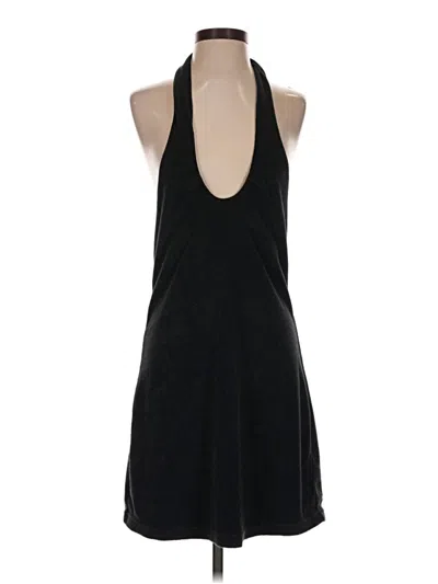 Pre-owned Fabletics Sleeveless Top Black Halter Neckline Tops