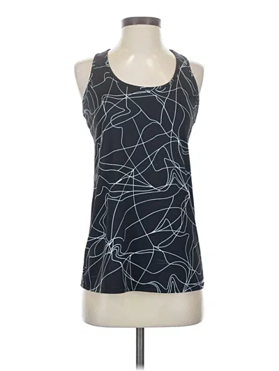 Pre-owned Fabletics Sleeveless Top Black Halter Neckline Tops