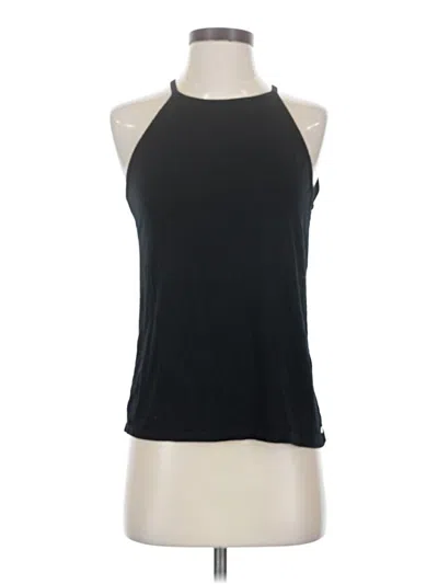 Pre-owned Fabletics Sleeveless Top Black Halter Neckline Tops