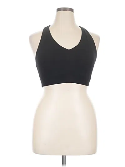 Pre-owned Fabletics Sleeveless Top Black Halter Neckline Tops