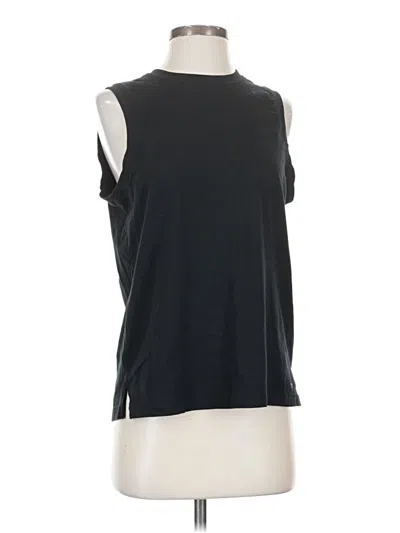Pre-owned Fabletics Sleeveless Top Black High Neck Tops