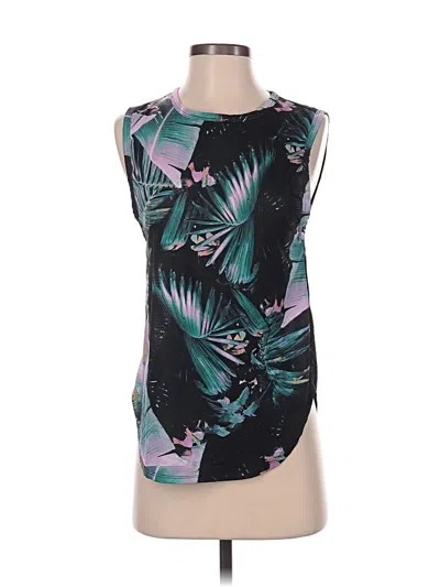 Pre-owned Fabletics Sleeveless Top Black Scoop Neck Tops