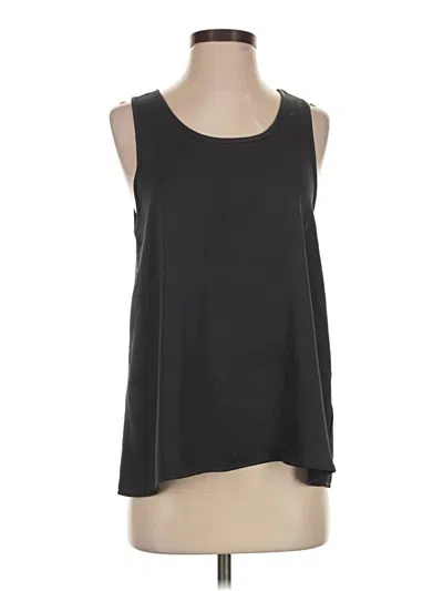 Pre-owned Fabletics Sleeveless Top Black Scoop Neck Tops