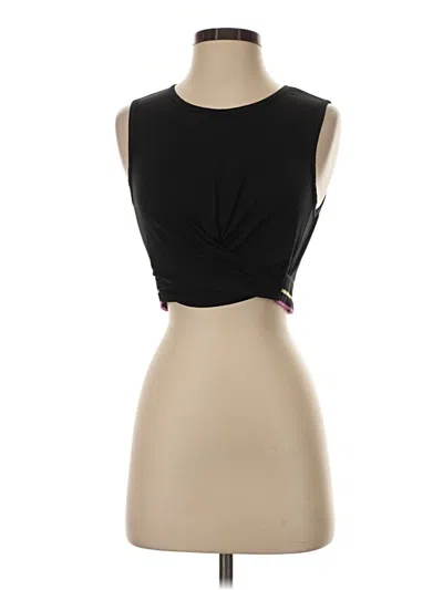 Pre-owned Fabletics Sleeveless Top Black Strapless Neckline Tops