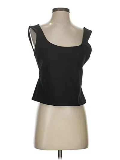 Pre-owned Fabletics Sleeveless Top Black Sweetheart Neckline Tops