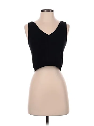 Pre-owned Fabletics Sleeveless Top Black Sweetheart Neckline Tops