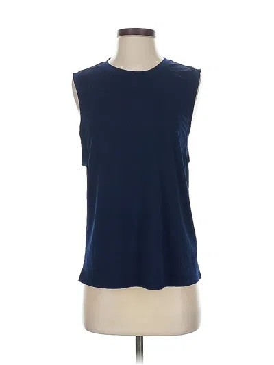 Pre-owned Fabletics Sleeveless Top Blue Boatneck Tops