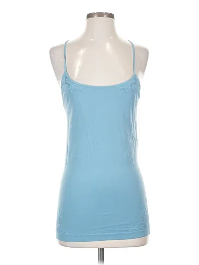 Pre-owned Fabletics Sleeveless Top Blue Halter Neckline Tops
