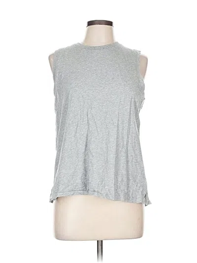 Pre-owned Fabletics Sleeveless Top Gray Halter Neckline Tops