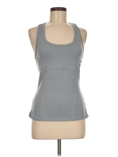 Pre-owned Fabletics Sleeveless Top Gray Halter Neckline Tops