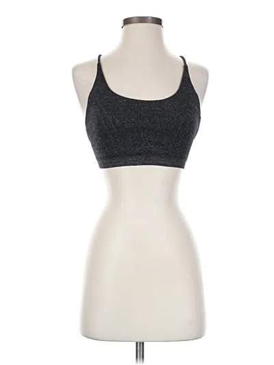 Pre-owned Fabletics Sleeveless Top Gray Halter Neckline Tops
