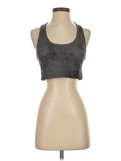 Pre-owned Fabletics Sleeveless Top Gray Halter Neckline Tops