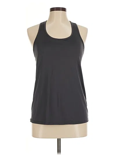 Pre-owned Fabletics Sleeveless Top Gray Halter Neckline Tops