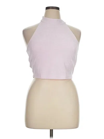 Pre-owned Fabletics Sleeveless Top Pink Halter Neckline Tops