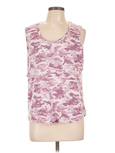 Pre-owned Fabletics Sleeveless Top Pink Scoop Neck Tops