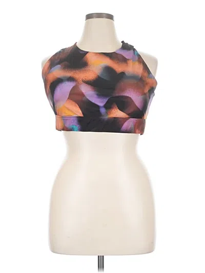 Pre-owned Fabletics Sleeveless Top Purple Halter Neckline Tops