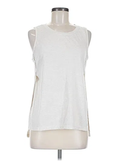 Pre-owned Fabletics Sleeveless Top White Boatneck Tops