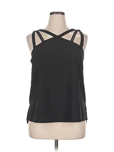 Pre-owned Fabletics Sleeveless T-shirt In Black