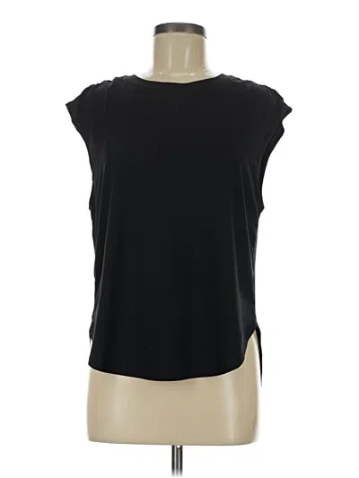 Pre-owned Fabletics Sleeveless T-shirt In Black