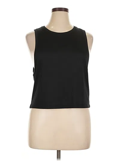 Pre-owned Fabletics Sleeveless T-shirt In Black