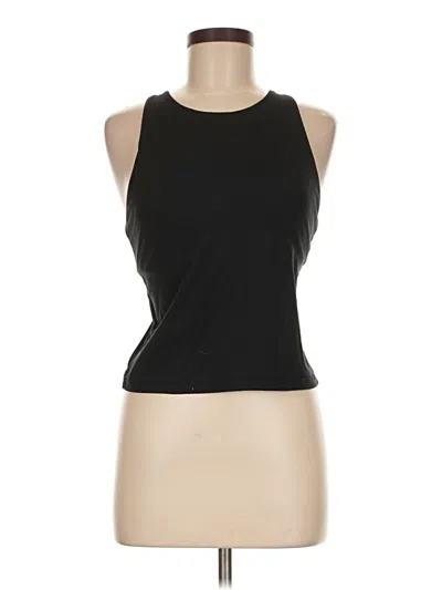 Pre-owned Fabletics Sleeveless T-shirt In Black
