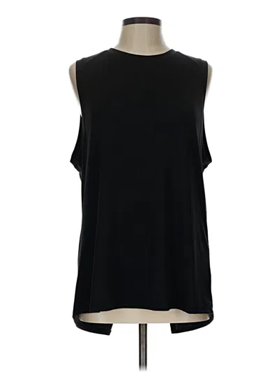 Pre-owned Fabletics Sleeveless T-shirt In Black