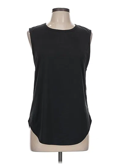 Pre-owned Fabletics Sleeveless T-shirt In Black