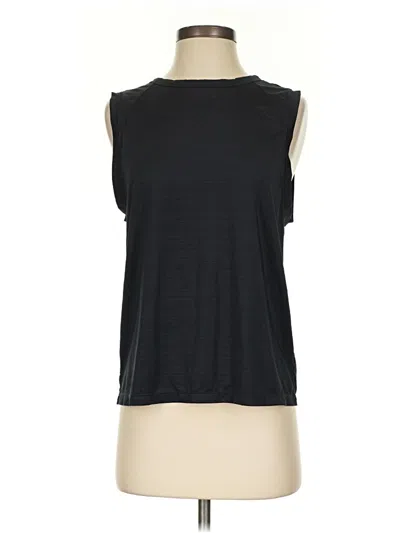 Pre-owned Fabletics Sleeveless T-shirt In Black