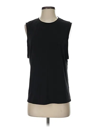 Pre-owned Fabletics Sleeveless T-shirt In Black
