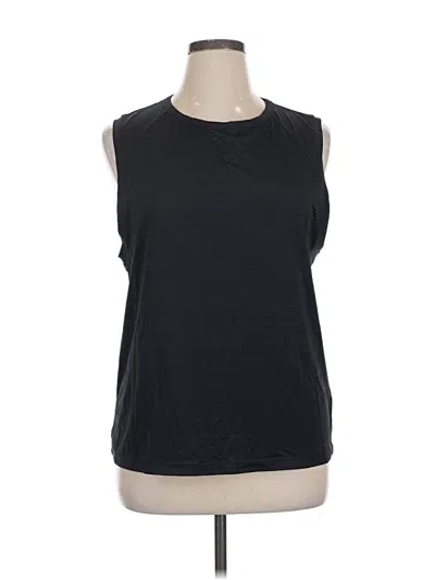 Pre-owned Fabletics Sleeveless T-shirt In Black