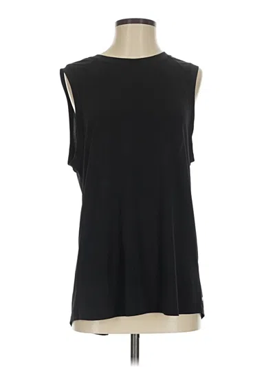 Pre-owned Fabletics Sleeveless T-shirt In Black