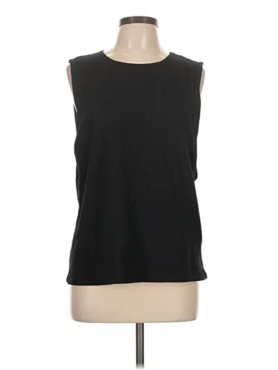 Pre-owned Fabletics Sleeveless T-shirt In Black