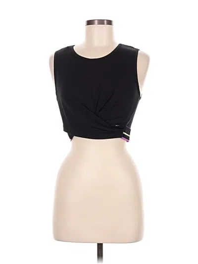 Pre-owned Fabletics Sleeveless T-shirt In Black