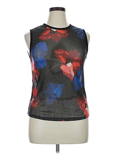 Pre-owned Fabletics Sleeveless T-shirt In Black