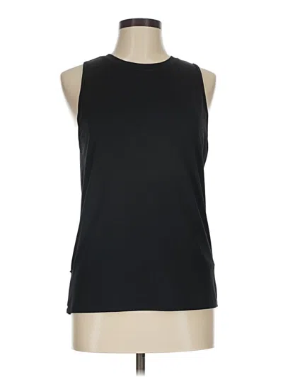 Pre-owned Fabletics Sleeveless T-shirt In Black
