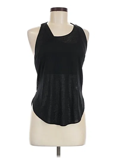 Pre-owned Fabletics Sleeveless T-shirt In Black
