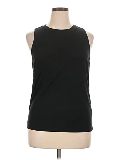 Pre-owned Fabletics Sleeveless T-shirt In Black