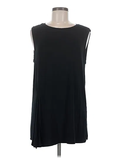 Pre-owned Fabletics Sleeveless T-shirt In Black