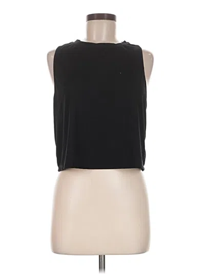 Pre-owned Fabletics Sleeveless T-shirt In Black