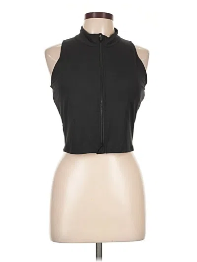 Pre-owned Fabletics Sleeveless T-shirt In Black