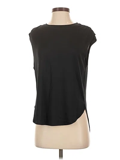 Pre-owned Fabletics Sleeveless T-shirt In Black
