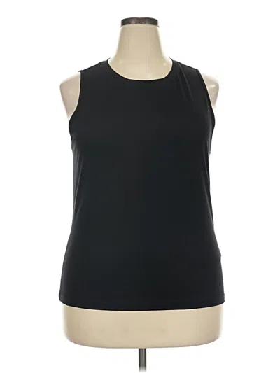 Pre-owned Fabletics Sleeveless T-shirt In Black