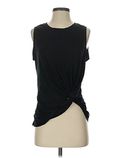 Pre-owned Fabletics Sleeveless T-shirt In Black