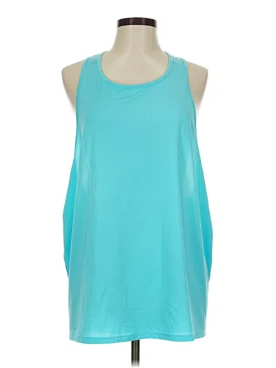 Pre-owned Fabletics Sleeveless T-shirt In Blue