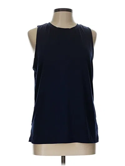 Pre-owned Fabletics Sleeveless T-shirt In Blue