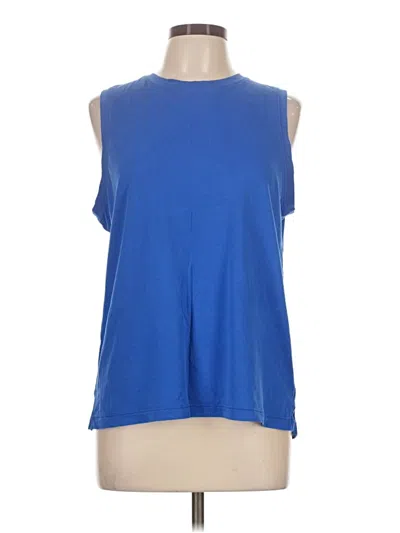 Pre-owned Fabletics Sleeveless T-shirt In Blue