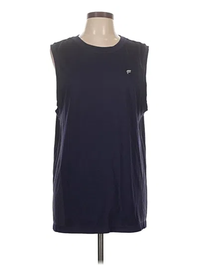 Pre-owned Fabletics Sleeveless T-shirt In Blue